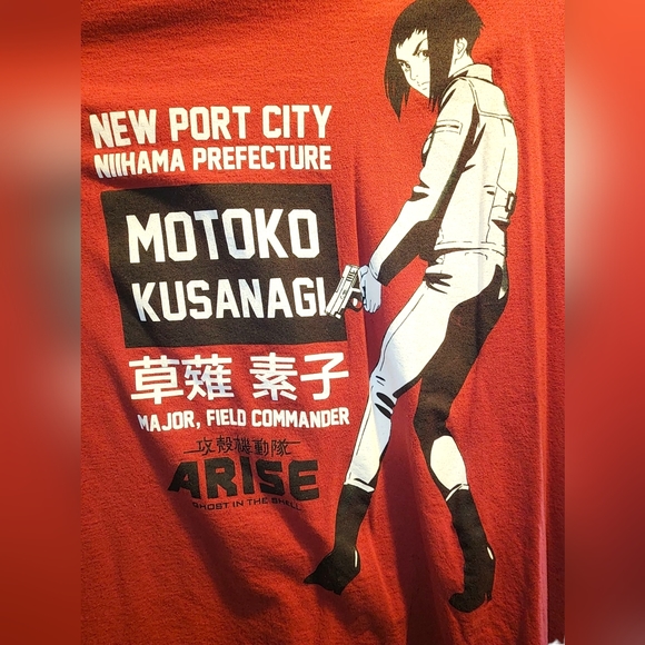 Anime Ghost In The Shell T-shirt - Picture 2 of 4